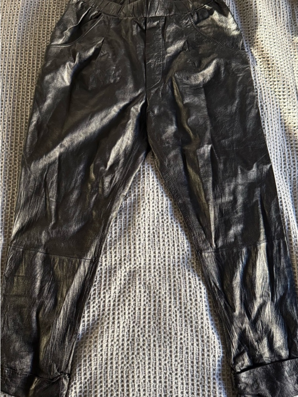 NWOT Black Faux Leather Pants